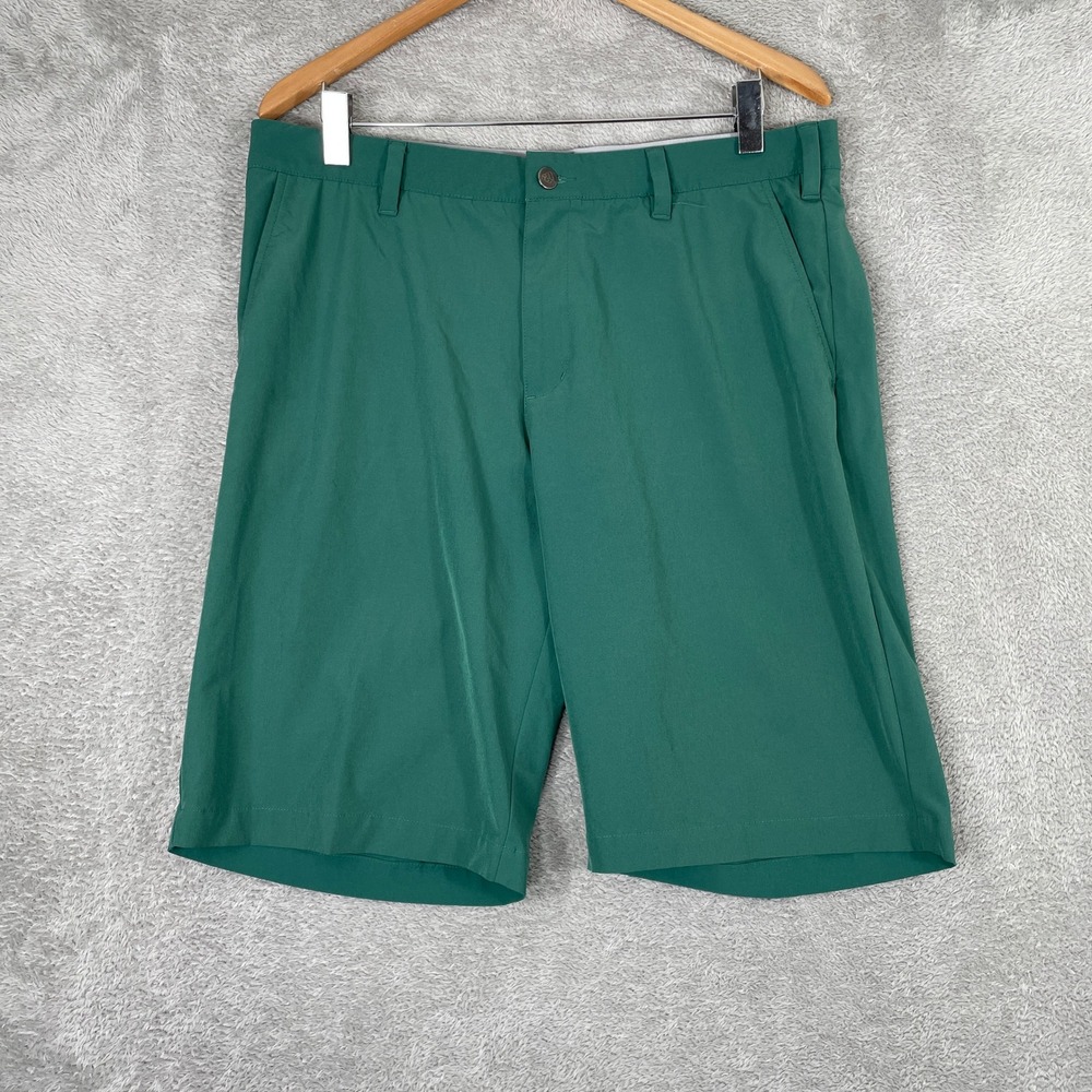Adidas Golf Shorts Mens 34 Green Ultimate 365 Performance Stretch Athletic